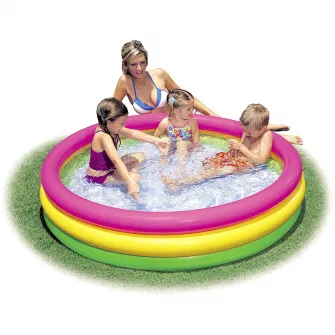 Piscina gonflabila Intex - Sunset glow, 147 x 33 cm, fara pompa de filtrare