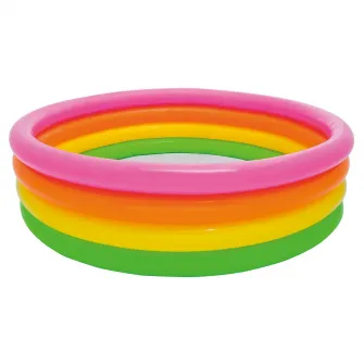 Piscina gonflabila Intex - Sunset glow, 168 x 46cm, fara pompa de filtrare