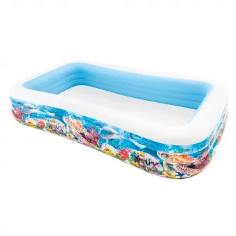 Piscina gonflabila Intex - Swim Center™, Sealife, 305 x 183 x 56 cm, fara pompa de filtrare