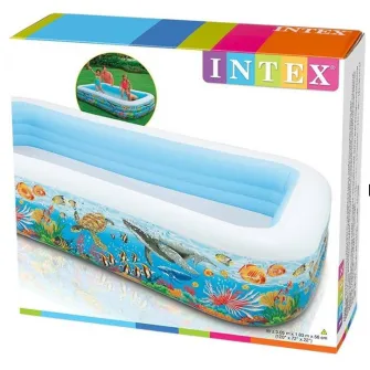 Piscina gonflabila Intex - Swim Center™, Sealife, 305 x 183 x 56 cm, fara pompa de filtrare