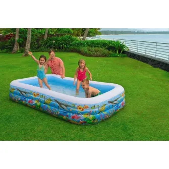 Piscina gonflabila Intex - Swim Center™, Sealife, 305 x 183 x 56 cm, fara pompa de filtrare