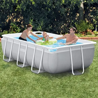 Piscina Intex 26784NP Prism Rectangular Pompa de filtrare + scara inclusa, 300 x 175 x 80 cm