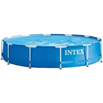 Piscina Intex 28210NP Metal Frame 366x76cm, fara pompa de filtrare