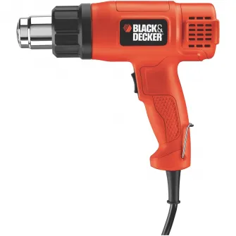 Pistol cu aer cald BlackDecker KX1650, 1750 W, 600 °C temperatura maxima, 740 l/min debit aer