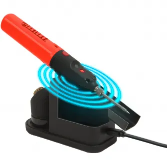 Pistol de lipit cu acumulator si incarcare fara fir Fahrenheit 28025, 8 W, micro USB, burete de curatire