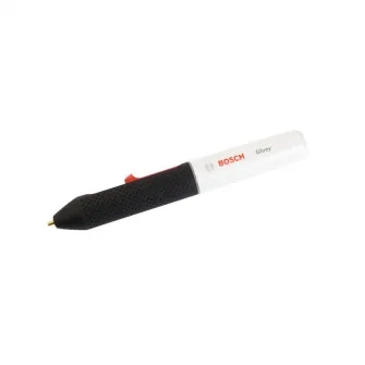 Pistol de lipit electric cu acumulator Bosch GLUEY – marshmallow, 2.1 Ah, 150°C temperetura lipire, 7 mm diametru bagheta