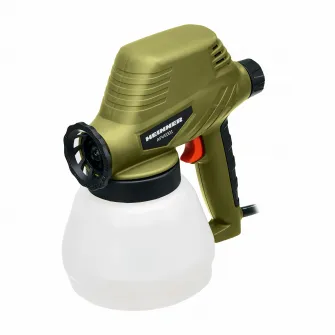 Pistol de vopsit Heinner APVE001, 110 W, 300 ml/min debit, 80 din/sec vascozitate, 1300 ml capacitate rezervor, accesorii incluse