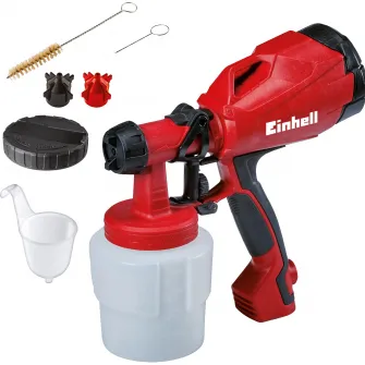 Pistol electric de pulverizat vopsea Einhell TC-SY 400 P, 400 W, debit 500 ml/min, vas 800 ml