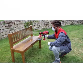 Pistol electric de pulverizat vopsea Einhell TC-SY 400 P, 400 W, debit 500 ml/min, vas 800 ml