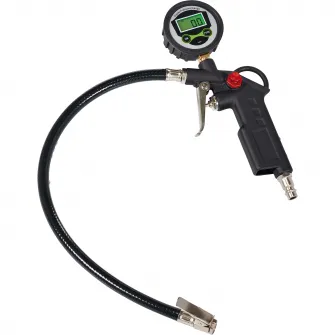 Pistol pentru umflat anvelope cu manometru digital Einhell, max. 13 bari