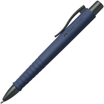 Pix cu mecanism Faber-Castell Poly Ball Urban, mina XB, albastru navy