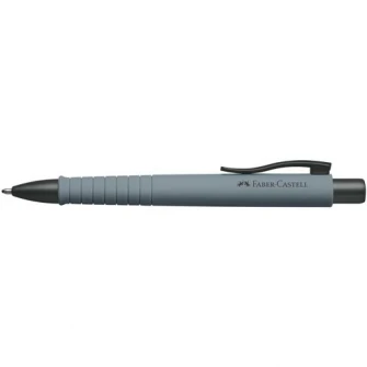 Pix cu mecanism Faber-Castell Poly Ball Urban, mina XB, gri piatra