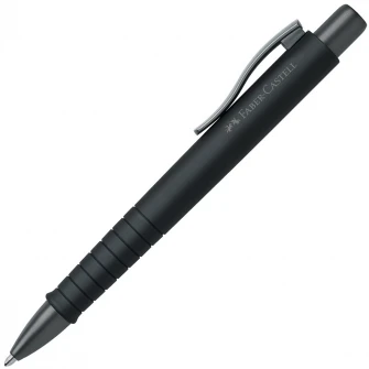 Ручка с механизмом и держателем Faber-Castell Poly Ball, Mine XB, Black