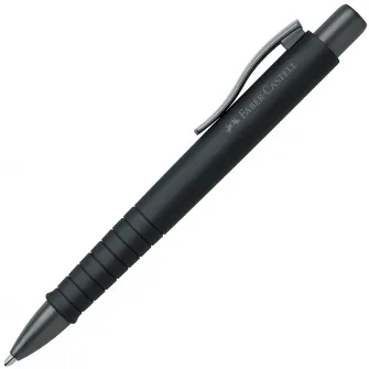 Ручка с механизмом и держателем Faber-Castell Poly Ball, Mine XB, Black