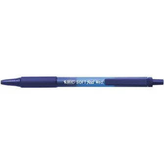 Ручка Soft Feel Clic Grip синяя огранка/12
