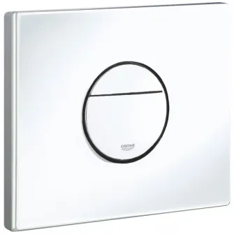 Placa de actionare WC Grohe Nova Cosmopolitan 38765SH0, dubla spalare, reversibila, 156 x 197 mm, alb
