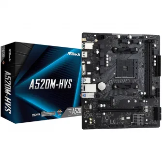 Материнская плата ASRock A520M-HVS, разъем AM4