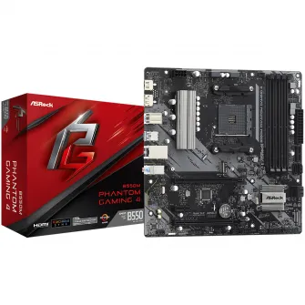 Placa de baza ASRock B550M PHANTOM GAMING 4, Socket AM4