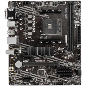 Материнская плата MSI A520M PRO, разъем AM4