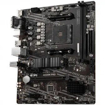Материнская плата MSI A520M PRO, разъем AM4