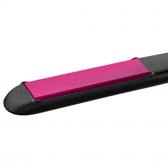 Placa de indreptat parul Philips BHS375/00, cu placi ceramice cu infuzie cheratina, 2 trepte de temperatura (220C), timp de incalzirea 60s, Negru