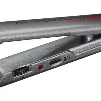 Placa de indreptat parul Profesionala BaBylissPro 2072 Sleek Expert, placi XXL 24 x120 mm, 115°C-230°C, Nano-Titanium, Gri