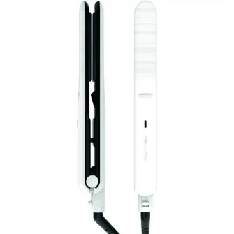 Placa de indreptat ROWENTA Optiliss SF3210F0, 10 trepte de temperatura, functie straightcurl, invelis ceramic, cablu 1.8m, alb