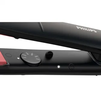Пластины для волос Philips StraighCare Essential BHS376/00, технология ThermoProtect, пластины с кератином, черный