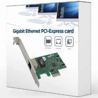 Placa de retea GEMBIRD NIC-GX1, intern, PCI-E, port RJ-45, 1000 Mbps