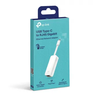Сетевая карта TP-Link UE300C, Type-C — RJ45 Gigabit Ethernet