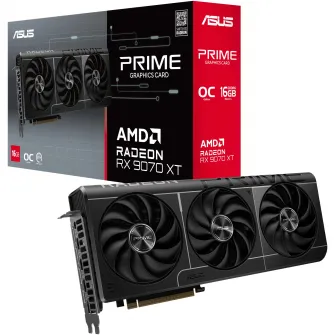 Placa video ASUS PRIME AMD RADEON RX 9070 XT OC, 16GB GD