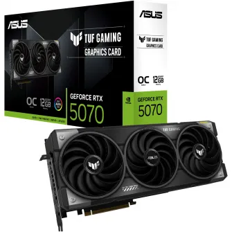 Placa video ASUS TUF Gaming GeForce RTX 5070 OC Edition, 12GB GD