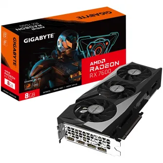 Placa video Gigabyte Radeon RX 7600 GAMING OC, 8GB GDDR6, 128-bit