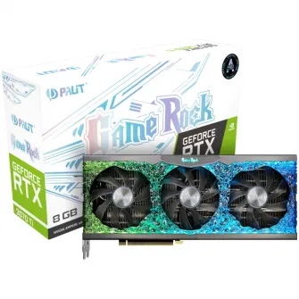 Placa video Palit GeForce® RTX™ 3070 Ti GameRock, 8GB GDDR6X, 256-bit