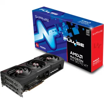 Placa video SAPPHIRE PULSE AMD RADEON™ RX 9070 XT GAMING, 16GB GDDR6, 256-bit