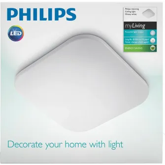 Plafoniera LED Philips Mauve, 17W, 1700 lm, lumina alba calda