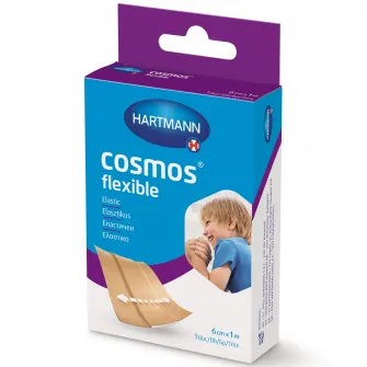 Plasture elastic Cosmos Flexible Hartmann, 6 cm x 1 m, 1 bcu