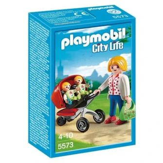 Playmobil City Life - Carucior cu Gemeni