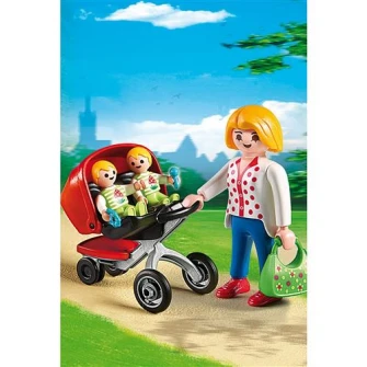 Playmobil City Life - Carucior cu Gemeni