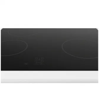 Plita incorporabila Bosch PKE61RAA2E, Vitroceramica, 4 zone de gatit, TouchSelect, HighSpeed, 60 cm, Negru