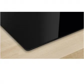 Plita incorporabila Bosch PKE61RAA2E, Vitroceramica, 4 zone de gatit, TouchSelect, HighSpeed, 60 cm, Negru