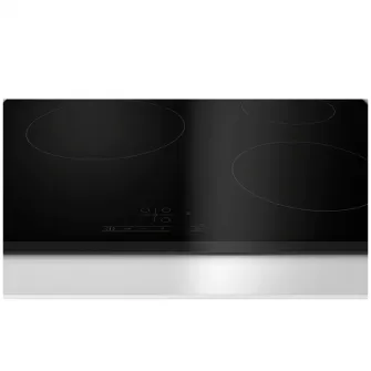 Plita incorporabila Bosch PKM631BB2E, Vitroceramica, 3 zone de gatit, TouchSelect, ReStart, Temporizator, HighSpeed, 60 cm, Negru