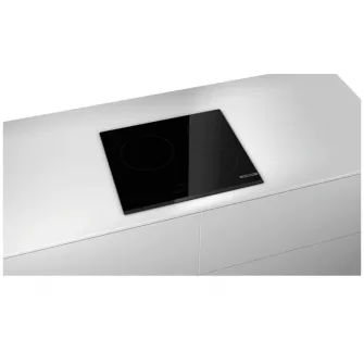 Plita incorporabila Bosch PKM631BB2E, Vitroceramica, 3 zone de gatit, TouchSelect, ReStart, Temporizator, HighSpeed, 60 cm, Negru