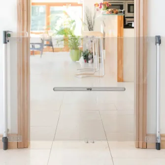 Poarta de siguranta pentru copii, SafeGate Clear-view Hardware, 75-100 cm
