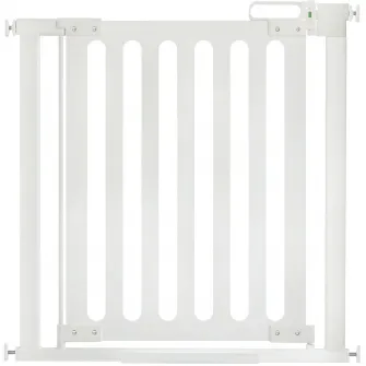 Poarta de siguranta pentru copii, SafeGate Wood Pressure, 76-96 cm, White