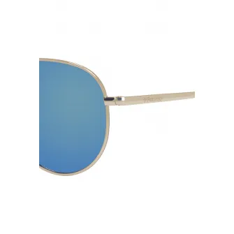 Polaroid, Ochelari de soare aviator polarizati, Auriu/Albastru, 52-12-135 Standard