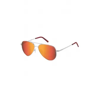 Polaroid, Ochelari de soare aviator, Visiniu, Argintiu, 52-12-135