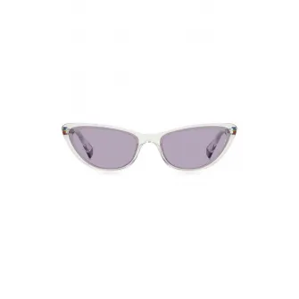 Polaroid, Ochelari de soare cat-eye polarizati, Gri deschis/Lila, 57-15-140 Standard