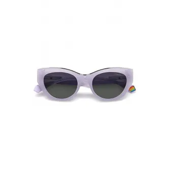 Polaroid, Ochelari de soare cat-eye polarizati, Lila, 50-20-140