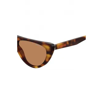 Polaroid, Ochelari de soare cat-eye polarizati, Maro inchis/Maro camel, 54-16-140 Standard